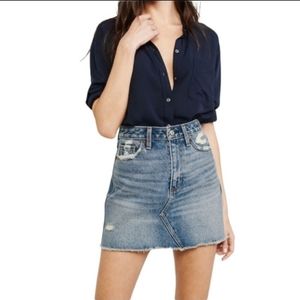 Abercrombie Zoe Natural Rise Vintage A-Line Skirt Size‎ 27